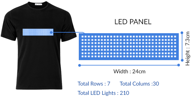 led programmable t-shirts