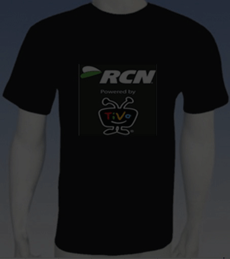 LED T-Shirt mit eigenem Logo